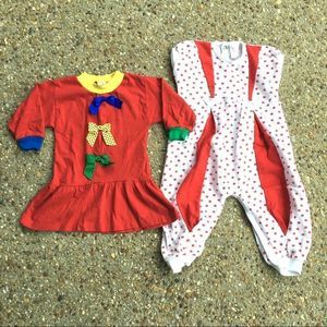 VTG Buster Brown Dress Romper Onesie 2T 24 mos